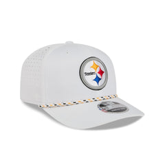 Pittsburgh Steelers Optic White Performance Rope 9SEVENTY Stretch-Snap Hat