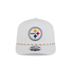 Pittsburgh Steelers Optic White Performance Rope 9SEVENTY Stretch-Snap Hat
