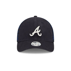 Atlanta Braves Floral Mesh Women's 9FORTY M-Crown Trucker Hat