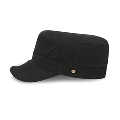 Atlanta Braves Women's Cadet Black Military Adjustable Hat