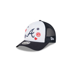 Atlanta Braves Play Kids 9FORTY M-Crown A-Frame Trucker Hat