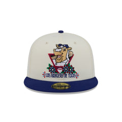 Texas Rangers Day of the Dead Sugar Skull Mascot 59FIFTY Fitted Hat