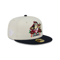Atlanta Braves Day of the Dead Sugar Skull Mascot 59FIFTY Fitted Hat