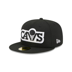 Cleveland Cavaliers 1983-1993 Hardwood Classics Black 59FIFTY Fitted Hat