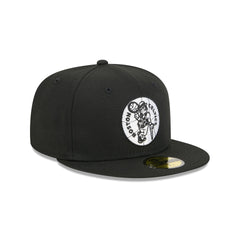 Boston Celtics 1968-1977 Hardwood Classics Black 59FIFTY Fitted Hat