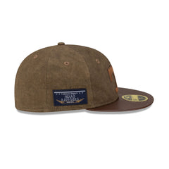 Texas Rangers Utility Linen Retro Crown 59FIFTY Fitted Hat