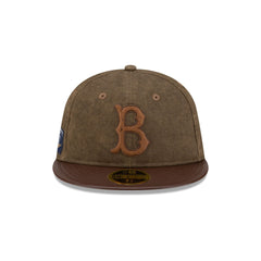 Brooklyn Dodgers Utility Linen Retro Crown 59FIFTY Fitted Hat