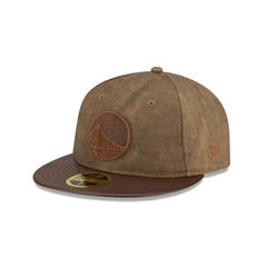 Golden State Warriors Utility Linen Retro Crown 59FIFTY Fitted Hat
