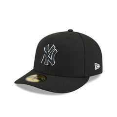 New York Yankees Black Pre-Curve 59FIFTY Fitted Hat