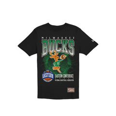Milwaukee Bucks 1968-1992 Hardwood Classics Black T-Shirt