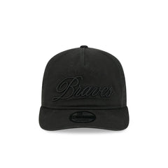 Atlanta Braves All Black Scripted 19TWENTY Adjustable Hat