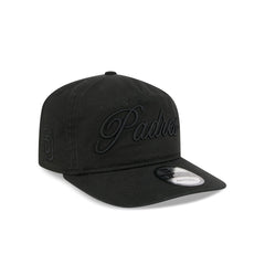 San Diego Padres All Black Scripted 19TWENTY Adjustable Hat