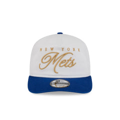 New York Mets Gold Scripted 19TWENTY Adjustable Hat