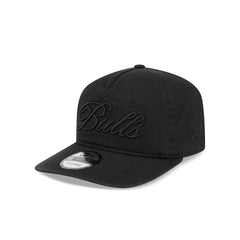 Chicago Bulls All Black Scripted 19TWENTY Adjustable Hat