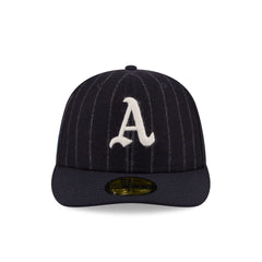 Athletics Pinstripe Merino & Cashmere Moon 59FIFTY Fitted Hat