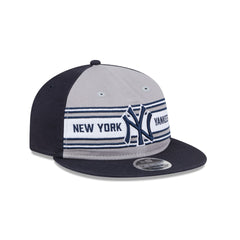 New York Yankees Team Stripes Retro Crown 9FIFTY Snapback Hat