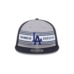 Los Angeles Dodgers Team Stripes Retro Crown 9FIFTY Snapback Hat