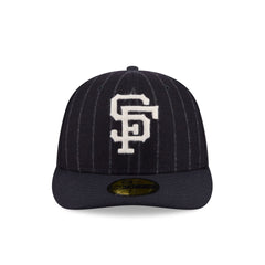 San Francisco Giants Pinstripe Merino & Cashmere Moon 59FIFTY Fitted Hat