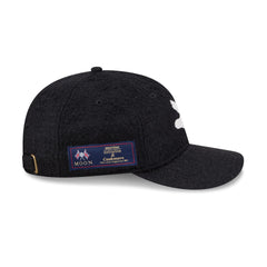 Chicago White Sox Navy Merino & Cashmere Moon Retro Crown 9FIFTY Adjustable Hat