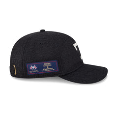 Texas Rangers Navy Merino & Cashmere Moon Retro Crown 9FIFTY Adjustable Hat