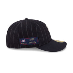 Tampa Bay Rays Pinstripe Merino & Cashmere Moon 59FIFTY Fitted Hat