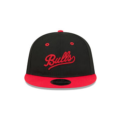 Chicago Bulls Chainstitch Script Retro Crown 9FIFTY Snapback Hat