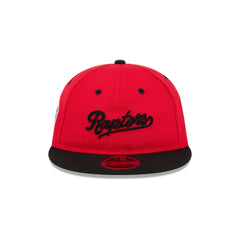 Toronto Raptors Chainstitch Script Retro Crown 9FIFTY Snapback Hat