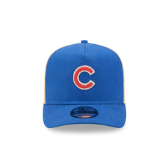 Chicago Cubs Grained 9FIFTY A-Frame Snapback Hat
