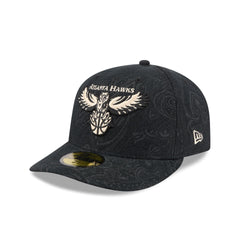 Atlanta Hawks Three Looms Brushed Cotton 59FIFTY Fitted Hat