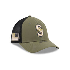 Seattle Mariners Armed Forces Day 2026 39THIRTY M-Crown Stretch Fit Hat