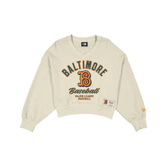 Baltimore Orioles 2026 City Connect Women's Cropped Crewneck