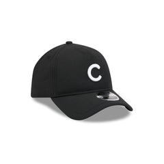 Chicago Cubs Black 9FORTY APEX Snapback Hat