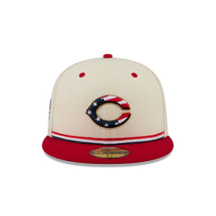 Cincinnati Reds Independence Day 2026 59FIFTY Fitted Hat