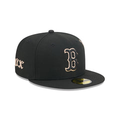 Boston Red Sox Gothic Lettering 59FIFTY Fitted Hat