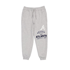 Atlanta Braves Heather Gray Varsity Sweatpants