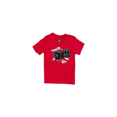 Kansas City Chiefs Girls Sequin Wordmark T-Shirt