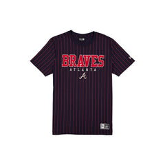 Atlanta Braves Throwback Pinstripe Varsity T-Shirt