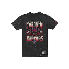 Toronto Raptors Throwback Washed Graphic Black T-Shirt