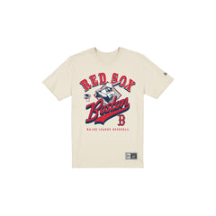 Boston Red Sox Throwback Batter Chrome White T-Shirt