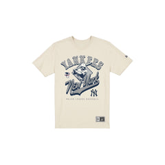 New York Yankees Throwback Batter Chrome White T-Shirt