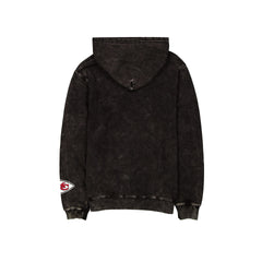 Kansas City Chiefs Logo Washed Black Hoodie
