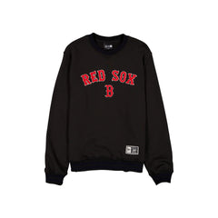 Boston Red Sox Throwback Boucle Black Crewneck