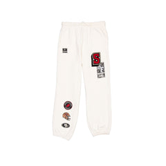 San Francisco 49ers Women's Chrome White Varsity Sweatpants