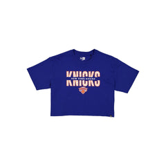 New York Knicks Women's Cropped Split T-Shirt