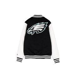 Philadelphia Eagles Black & White Varsity Jacket