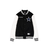 Dallas Cowboys Black & White Varsity Jacket