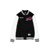 Buffalo Bills Black & White Varsity Jacket