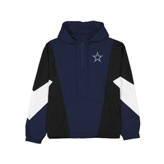 Dallas Cowboys Multicolor Quarter Zip Windbreaker