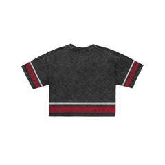 Boston Red Sox Women's Vintage Stripe Cropped T-Shirt