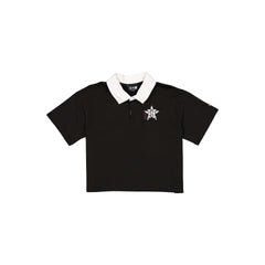 Houston Astros Women's Cropped Black Polo